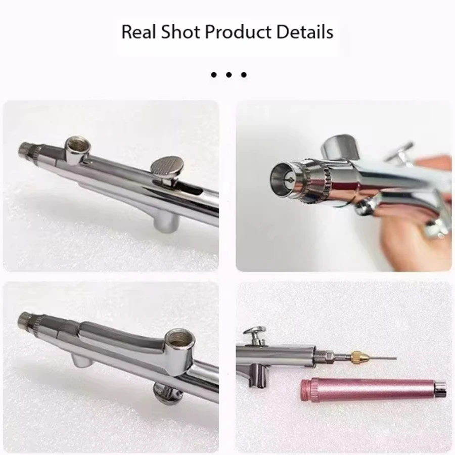 Portable Single Action Airbrush 0.3mm Nozzles Spray Gun Pen for Model Cake Nail Car Painting Beauty Inkjet Portable Single Action Airbrush 0.3mm Nozzles Spray Gun Pen for Model Cake Nail Car Painting Beauty Inkjet