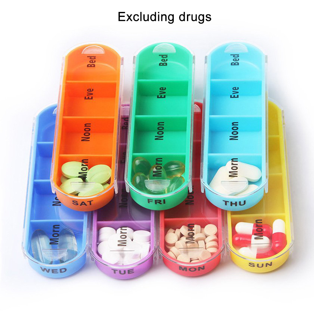 Portable Size Weekly Medicine Drawer Portable Size Weekly Medicine Drawer