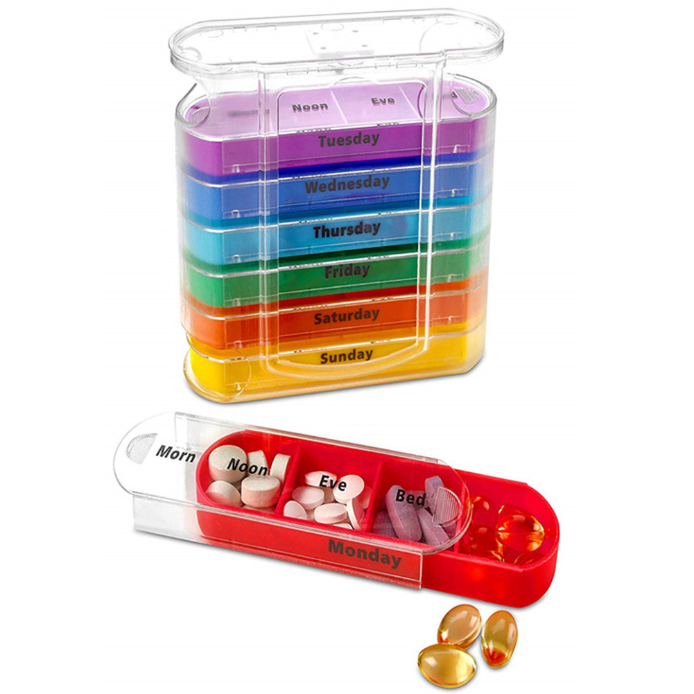 Portable Size Weekly Medicine Drawer Portable Size Weekly Medicine Drawer