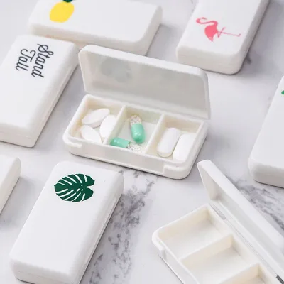Portable Small Pill Box for Pocket