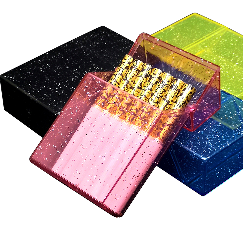 Portable Solid Plastic Cigarette Box Portable Solid Plastic Cigarette Box