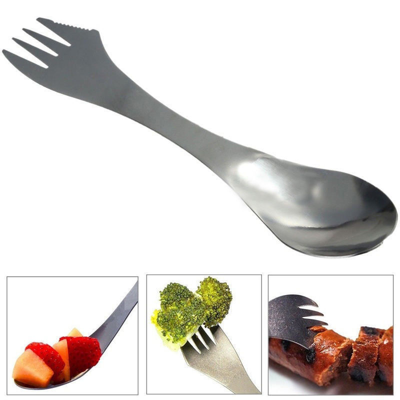 Portable Spork Camping Cutlery Tool Portable Spork Camping Cutlery Tool