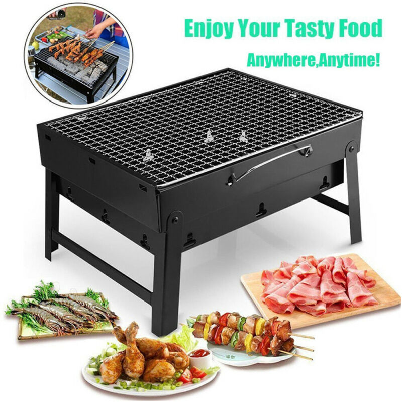 Portable Stainless Folding BBQ Grill