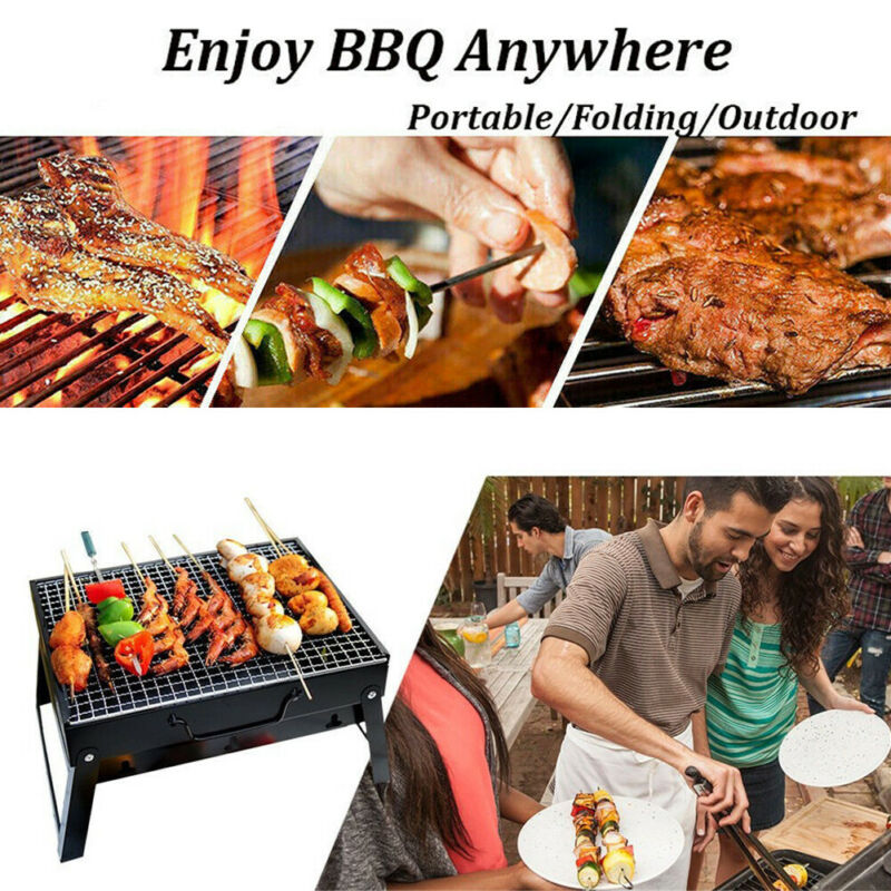 Portable Stainless Folding BBQ Grill