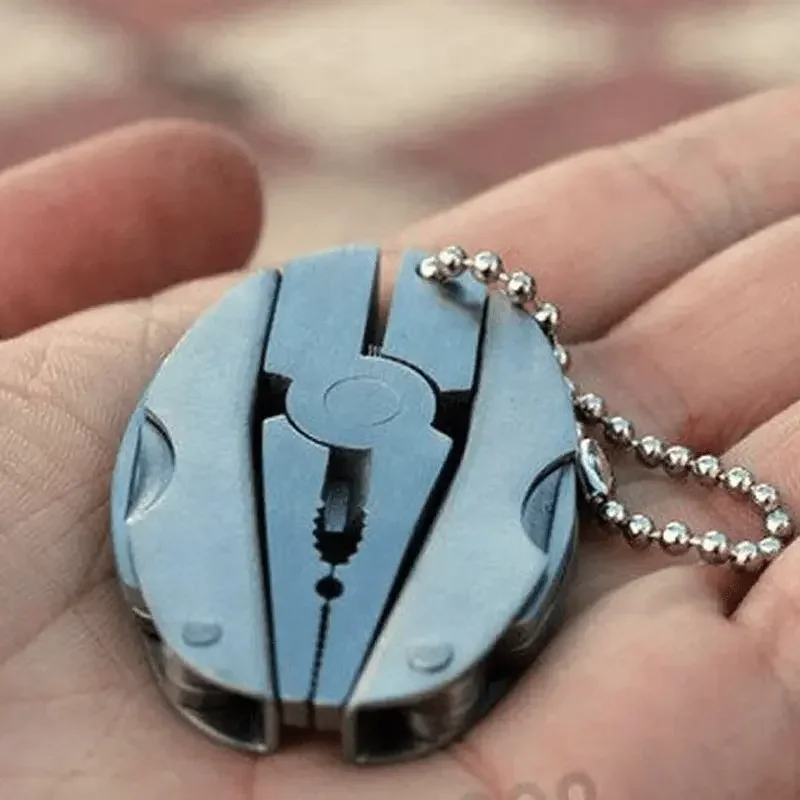 Portable Stainless Steel Multi-Tool Pliers Knife Keychain Screwdriver – Perfect For Outdoor Use Portable Stainless Steel Multi-Tool Pliers Knife Keychain Screwdriver – Perfect For Outdoor Use
