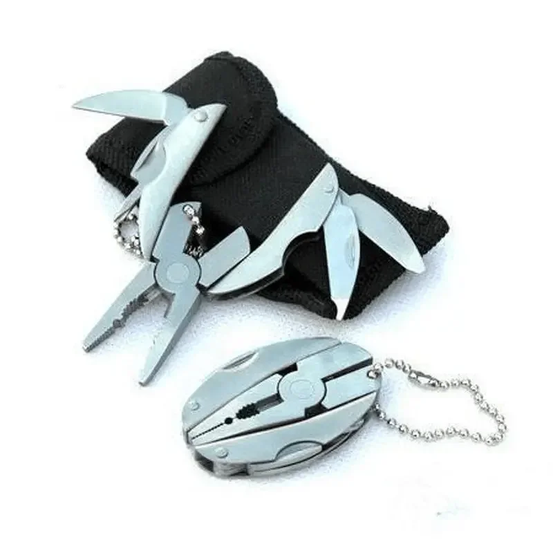Portable Stainless Steel Multi-Tool Pliers Knife Keychain Screwdriver – Perfect For Outdoor Use Portable Stainless Steel Multi-Tool Pliers Knife Keychain Screwdriver – Perfect For Outdoor Use