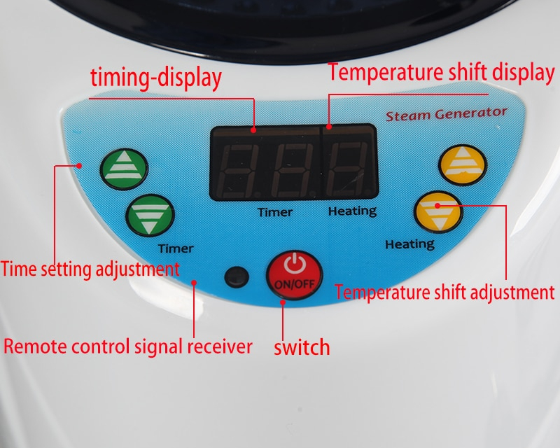 Portable Steam Sauna Remote Control Portable Steam Sauna Remote Control