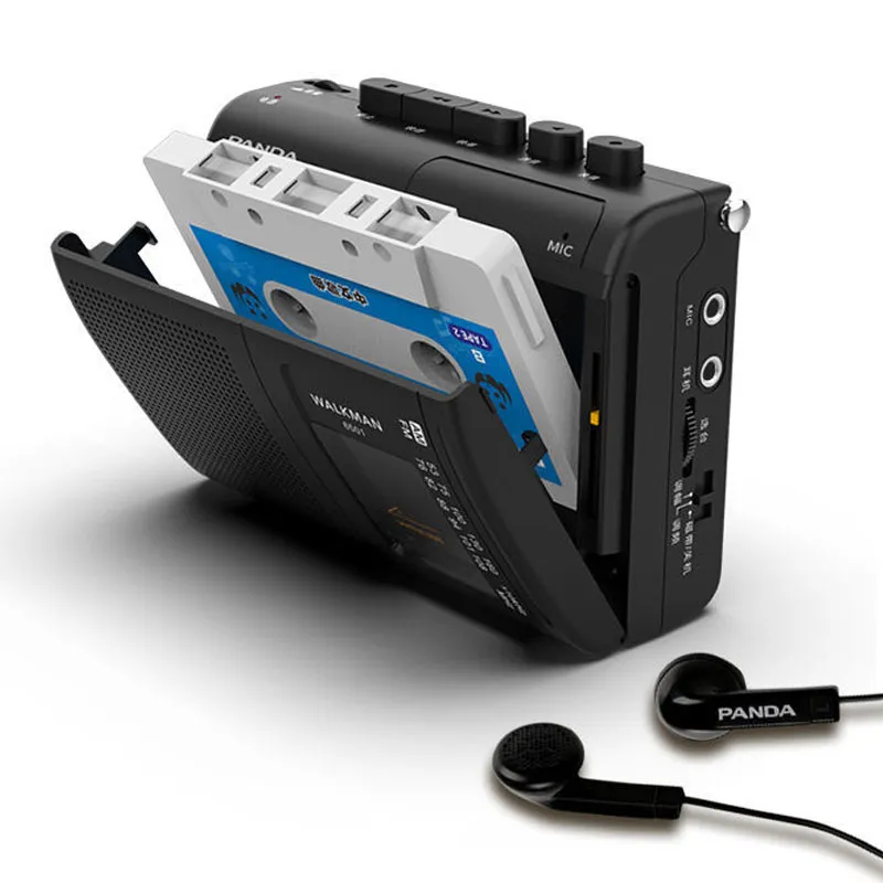 Portable Tape AM/FM Radio Retro Cassette Music Player Walkman Tape Recorders With Loudspeaker Support 3.5mm Headphone Portable Tape AM/FM Radio Retro Cassette Music Player Walkman Tape Recorders With Loudspeaker Support 3.5mm Headphone