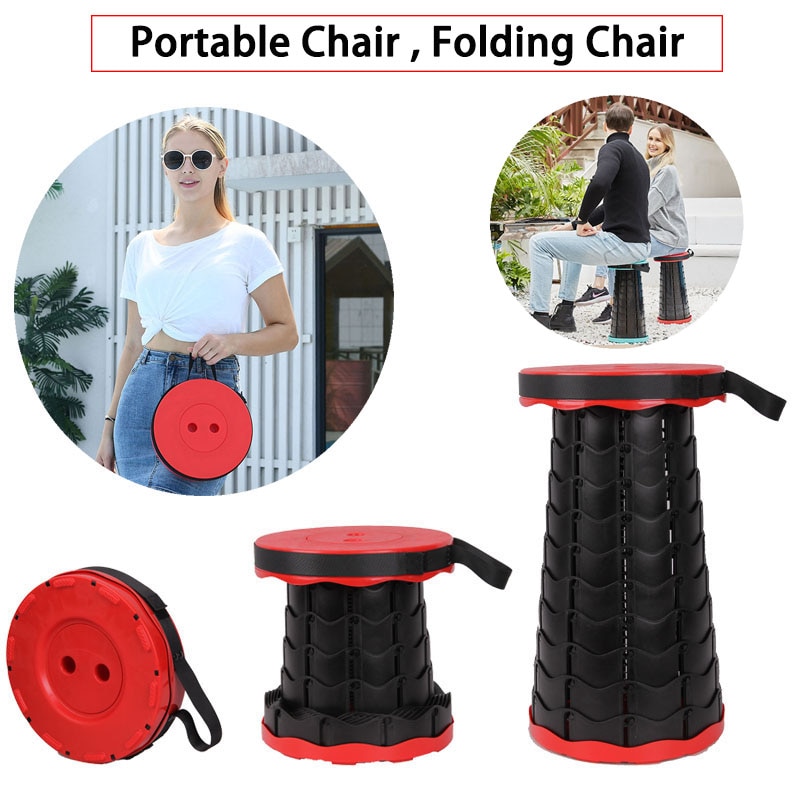 Portable Telescopic Stool Retractable Chair Portable Telescopic Stool Retractable Chair