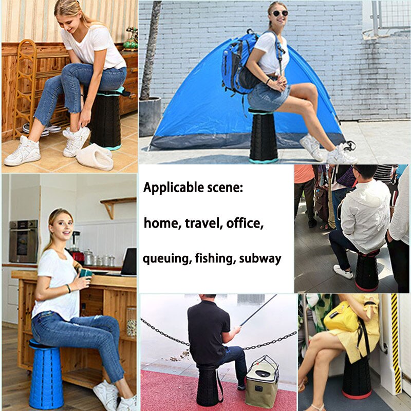 Portable Telescopic Stool Retractable Chair Portable Telescopic Stool Retractable Chair