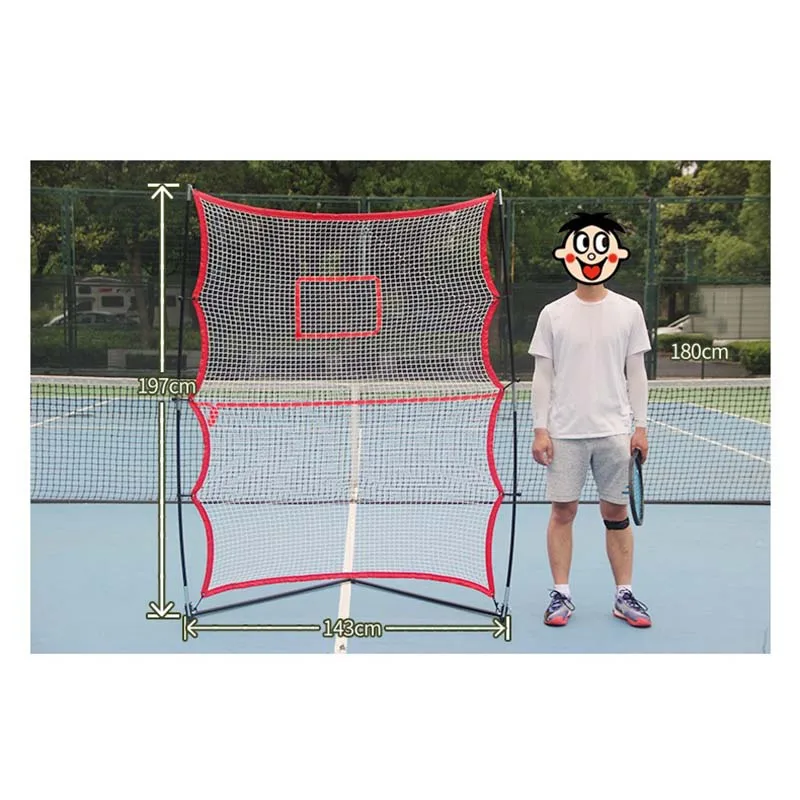 Portable Tennis Training Rebound Net Bounce Net Single Practice Can Move the Practice Wall Tee Practice Device Tactical Portable Tennis Training Rebound Net Bounce Net Single Practice Can Move the Practice Wall Tee Practice Device Tactical