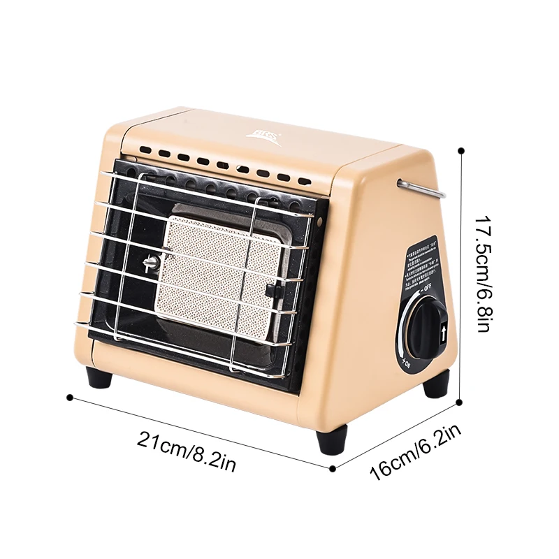 Portable Tent Heater 1500W Outdoor Space Butane Heater with Control Valve Infrared Ray Patio Heater for Camping Winter Portable Tent Heater 1500W Outdoor Space Butane Heater with Control Valve Infrared Ray Patio Heater for Camping Winter