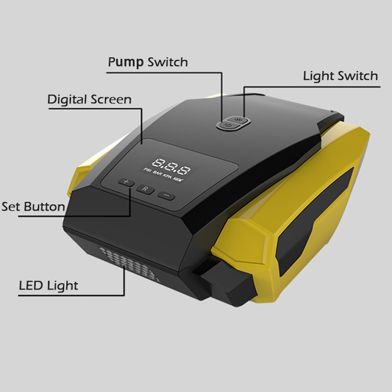 Portable Tire Inflator Air Compressor Portable Tire Inflator Air Compressor