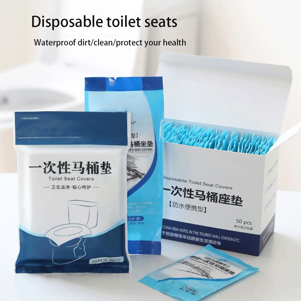 Portable Toilet Seat Covers (50 Pcs)