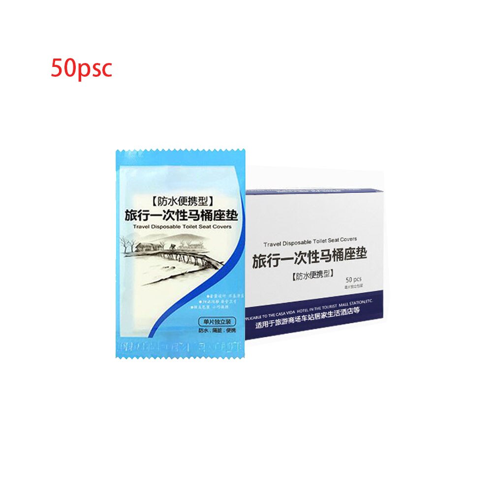 Portable Toilet Seat Covers (50 Pcs)