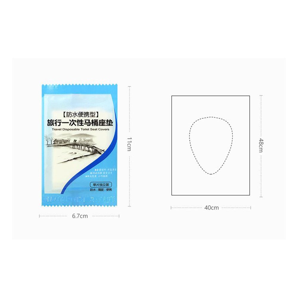 Portable Toilet Seat Covers (50 Pcs)