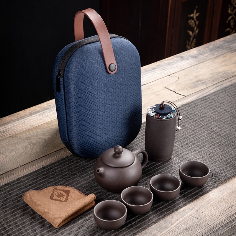 Portable Travel Tea Set with Bag Portable Travel Tea Set with Bag