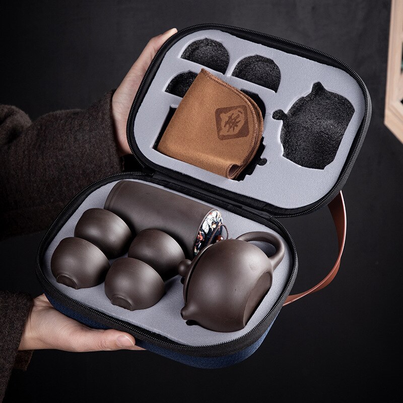 Portable Travel Tea Set with Bag Portable Travel Tea Set with Bag