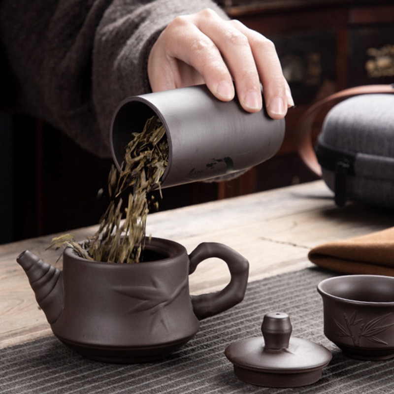 Portable Travel Tea Set with Bag Portable Travel Tea Set with Bag