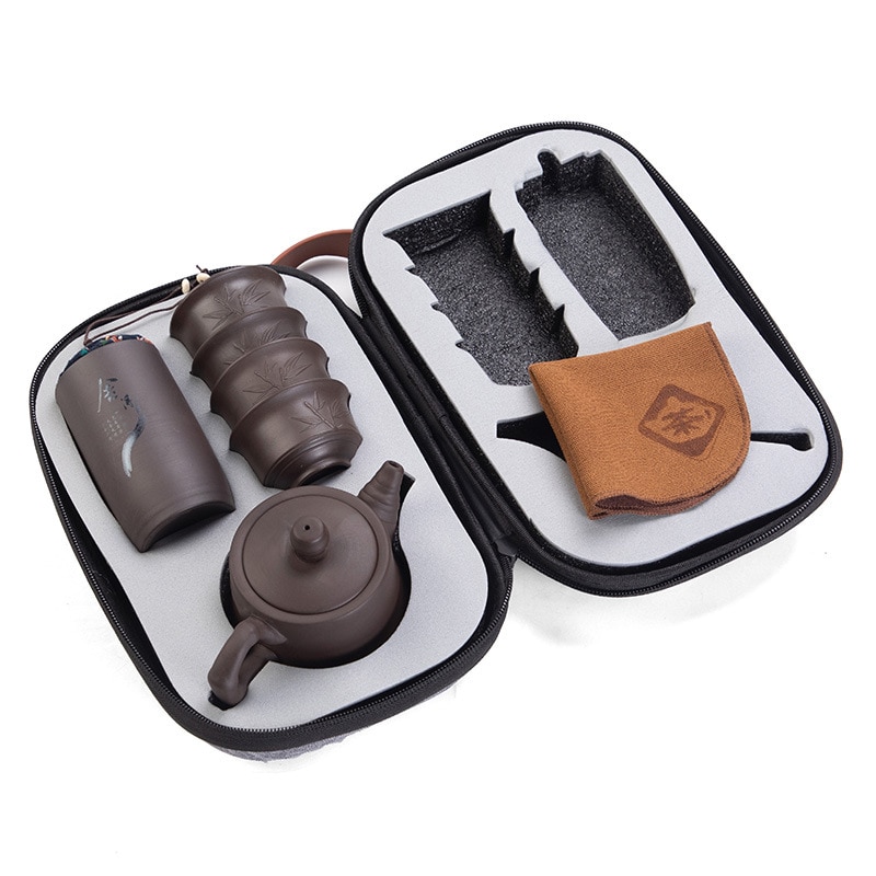 Portable Travel Tea Set with Bag Portable Travel Tea Set with Bag