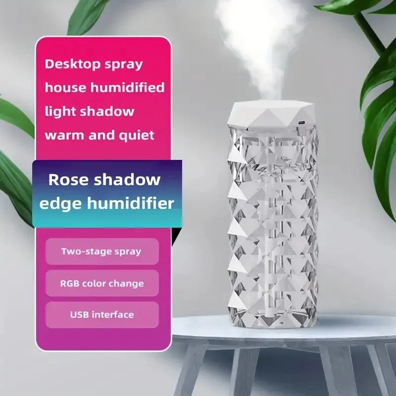 Portable Ultrasonic Oil Diffuser and Air Humidifier – 400ml/Capacity – Perfect for Home, Office, and Gifting – Cute
