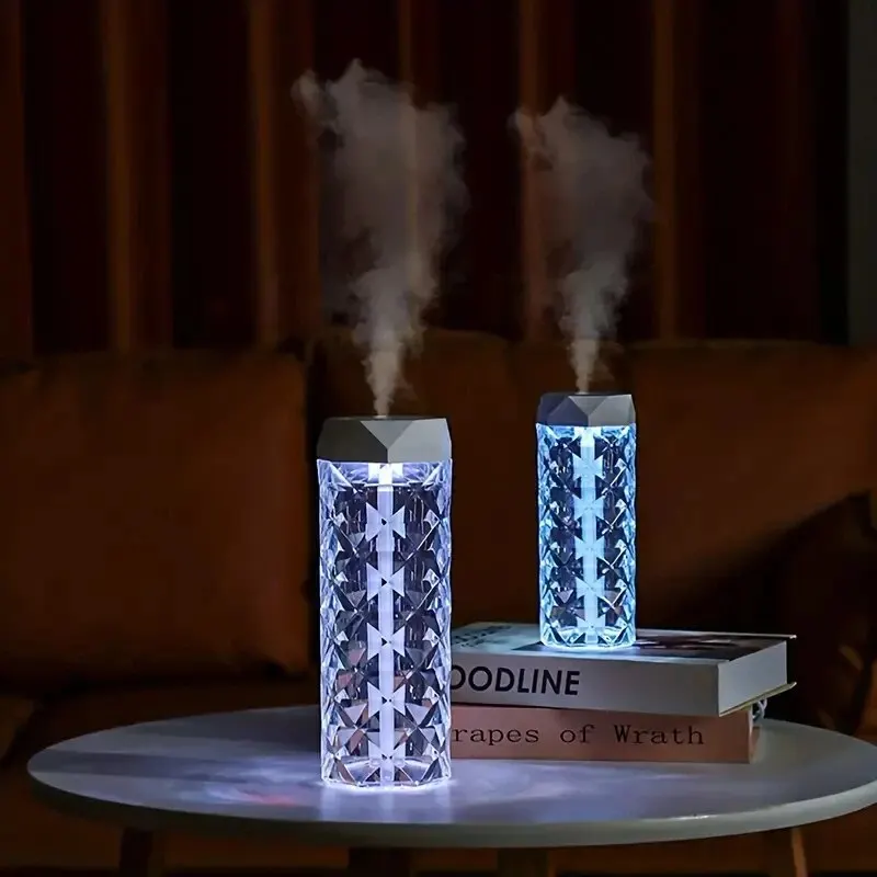 Portable Ultrasonic Oil Diffuser and Air Humidifier – 400ml/Capacity – Perfect for Home, Office, and Gifting – Cute