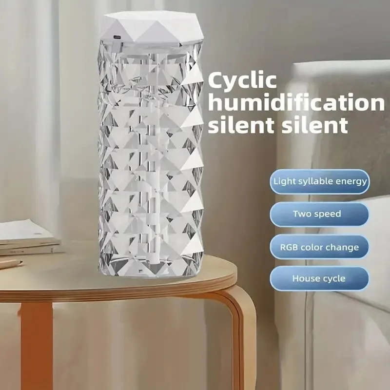 Portable Ultrasonic Oil Diffuser and Air Humidifier – 400ml/Capacity – Perfect for Home, Office, and Gifting – Cute