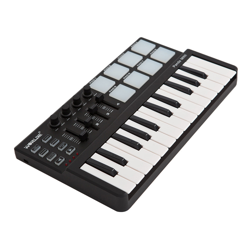 Portable USB Keyboard and Drum Pad MIDI Controller Portable USB Keyboard and Drum Pad MIDI Controller