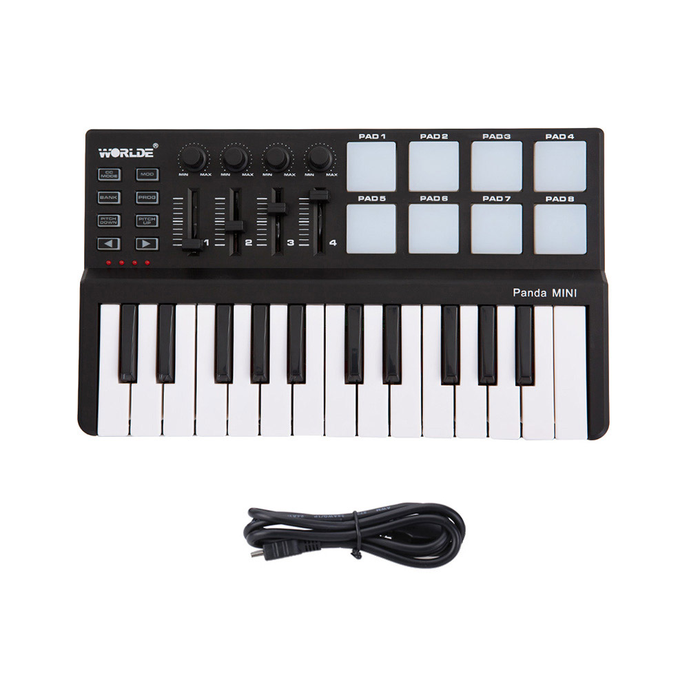 Portable USB Keyboard and Drum Pad MIDI Controller Portable USB Keyboard and Drum Pad MIDI Controller