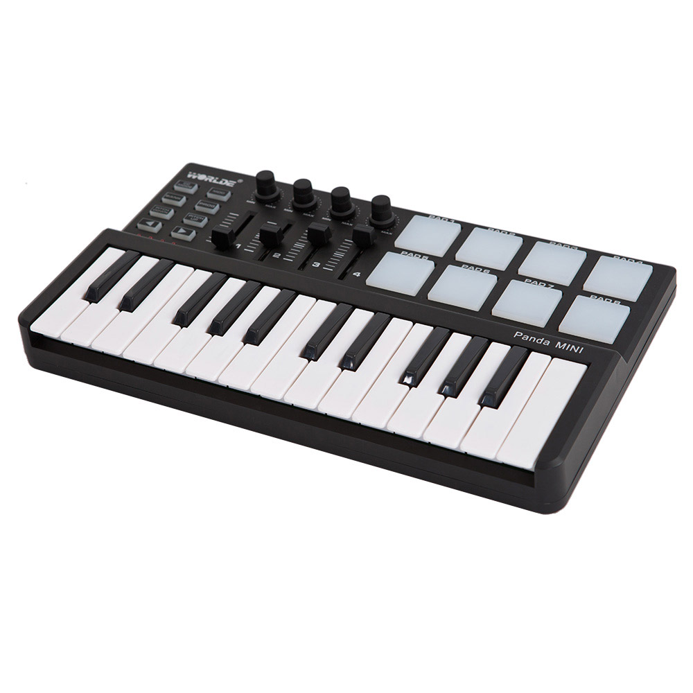 Portable USB Keyboard and Drum Pad MIDI Controller Portable USB Keyboard and Drum Pad MIDI Controller