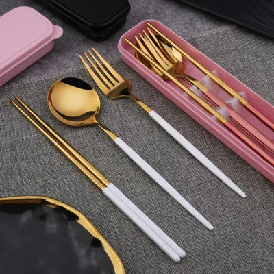 Portable Utensil Set 4 Piece Diningware Portable Utensil Set 4 Piece Diningware