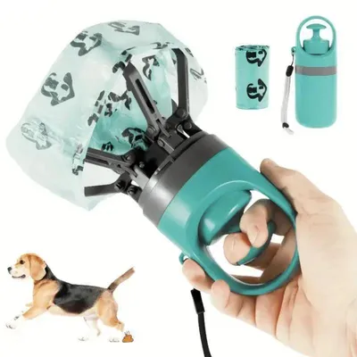 Portable Water Bottle Shaped Dog Poop Scooper & Waste Bag Holder – Touch-Free Pet Cleanup Portable Water Bottle Shaped Dog Poop Scooper & Waste Bag Holder – Touch-Free Pet Cleanup