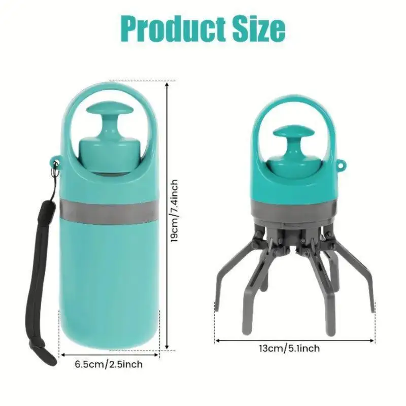 Portable Water Bottle Shaped Dog Poop Scooper & Waste Bag Holder – Touch-Free Pet Cleanup Portable Water Bottle Shaped Dog Poop Scooper & Waste Bag Holder – Touch-Free Pet Cleanup