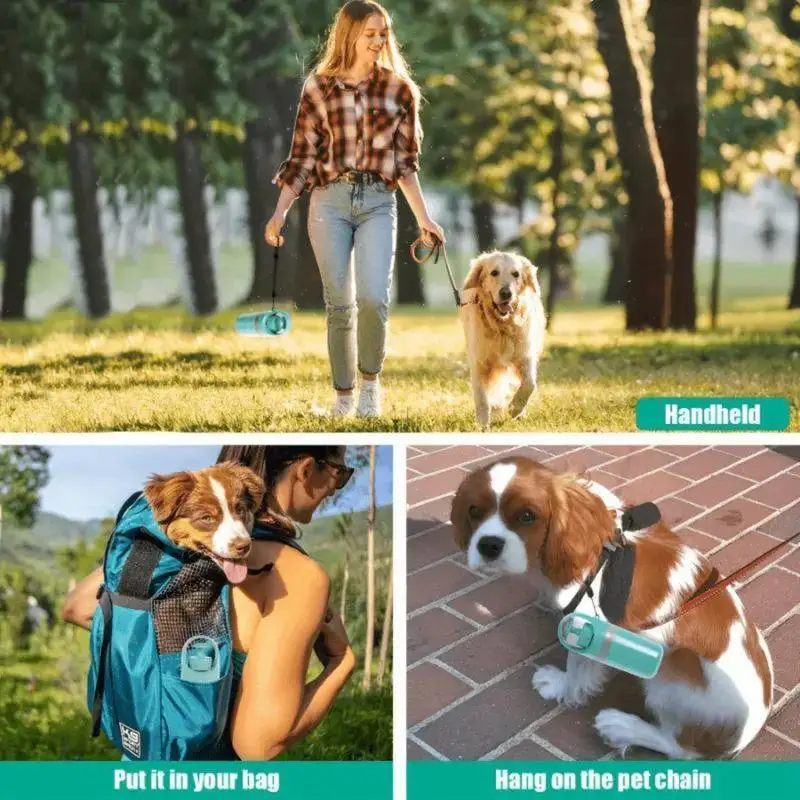 Portable Water Bottle Shaped Dog Poop Scooper & Waste Bag Holder – Touch-Free Pet Cleanup Portable Water Bottle Shaped Dog Poop Scooper & Waste Bag Holder – Touch-Free Pet Cleanup