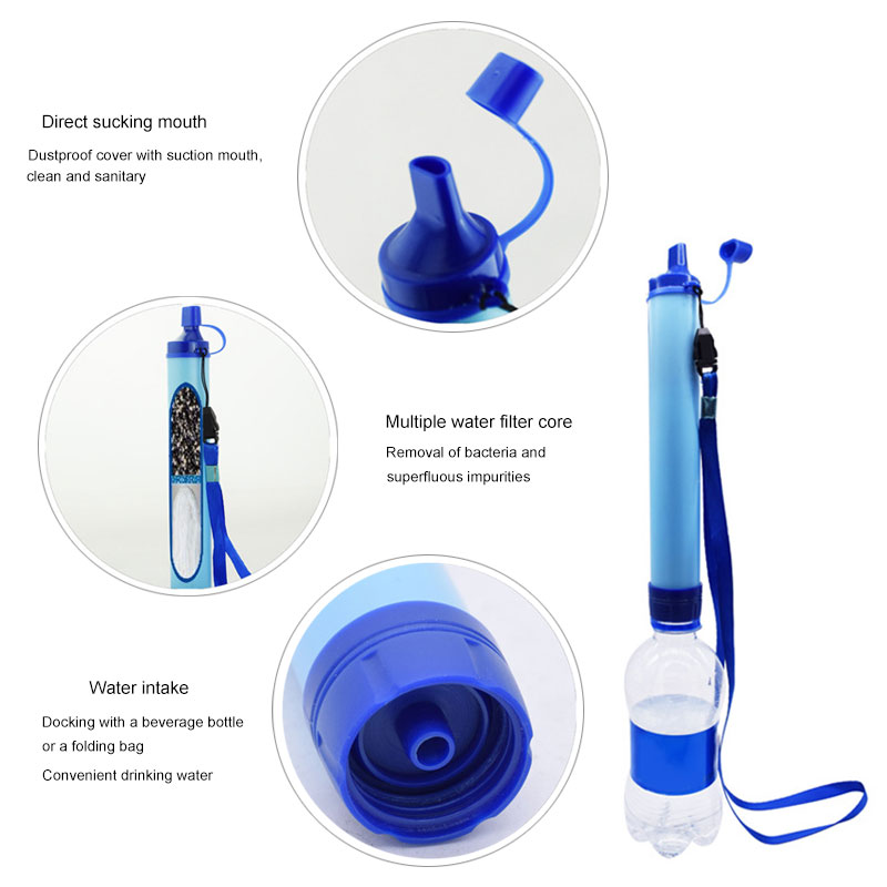 Portable Water Filter Purifying Straw