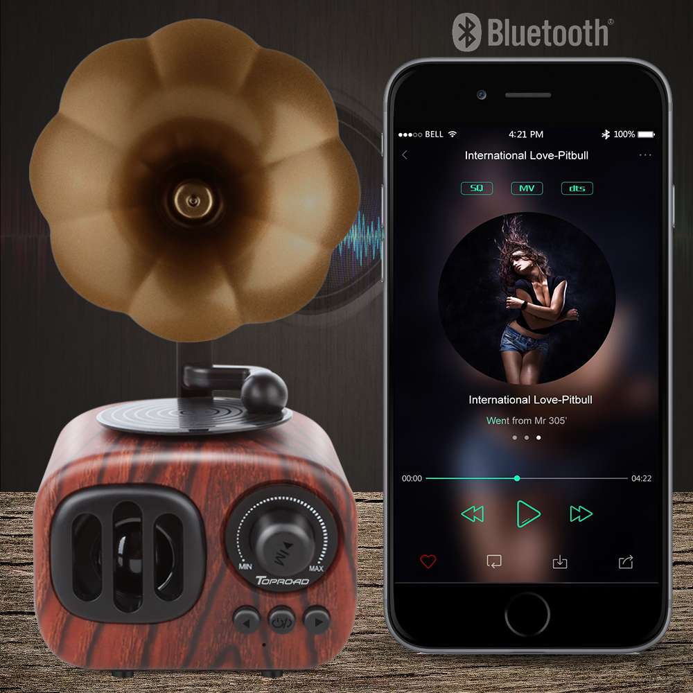 Portable Wireless Speaker Retro Bluetooth Portable Wireless Speaker Retro Bluetooth