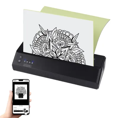 Portable Wireless Tattoo Printer Thermal Printer Transfer Bluetooth USB Mobile Machine Text PDF Document Maker with Portable Wireless Tattoo Printer Thermal Printer Transfer Bluetooth USB Mobile Machine Text PDF Document Maker with