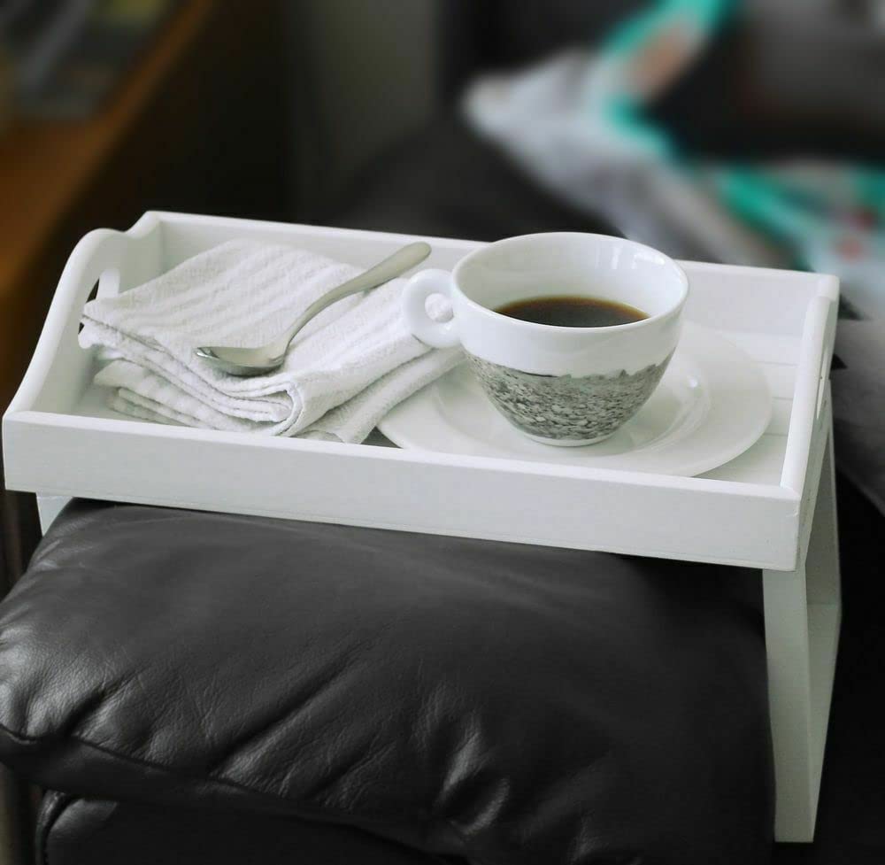 Portable Wooden Couch Arm Table