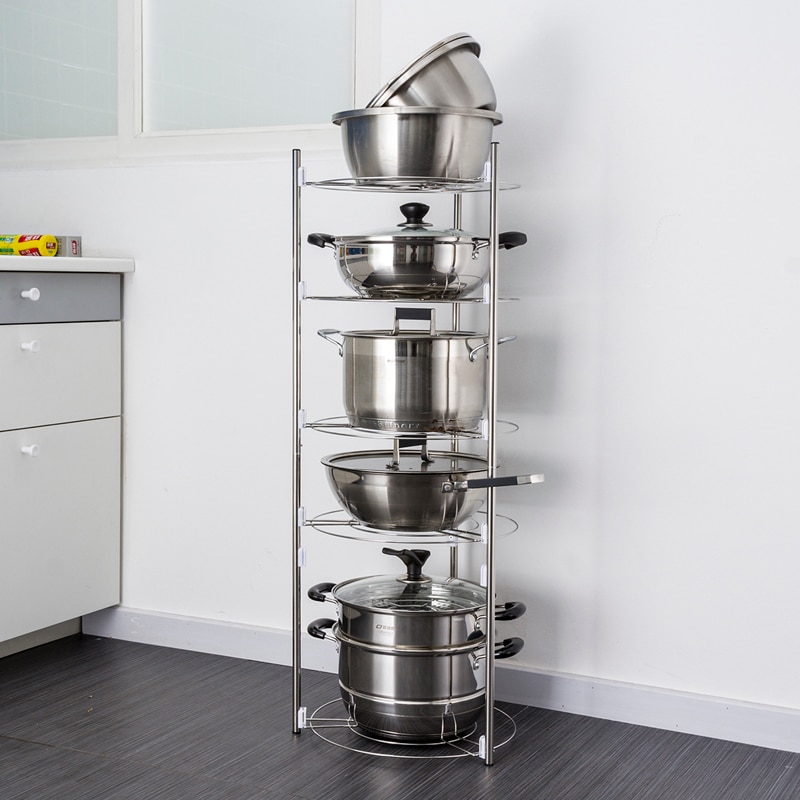 Pot and Pan Rack Organizer Pot and Pan Rack Organizer