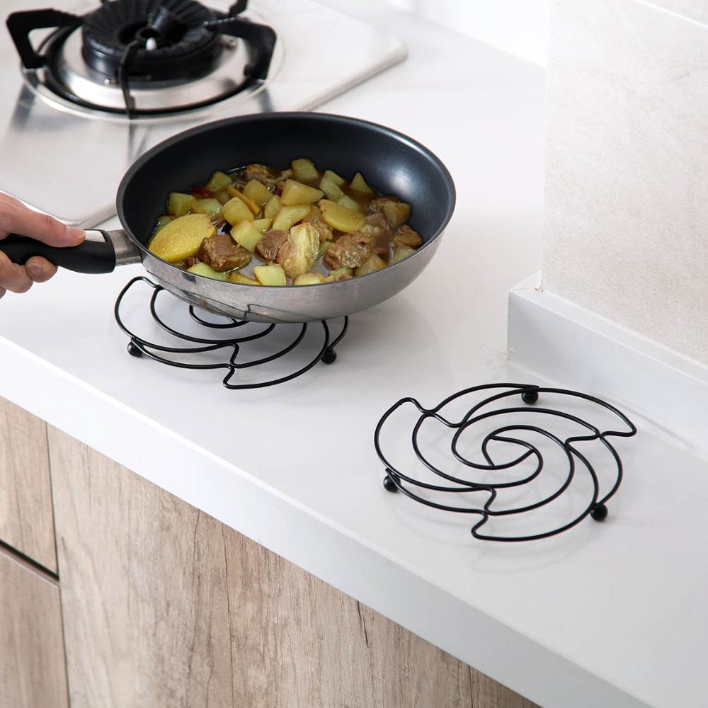 Pot Coaster Durable Metal Stand