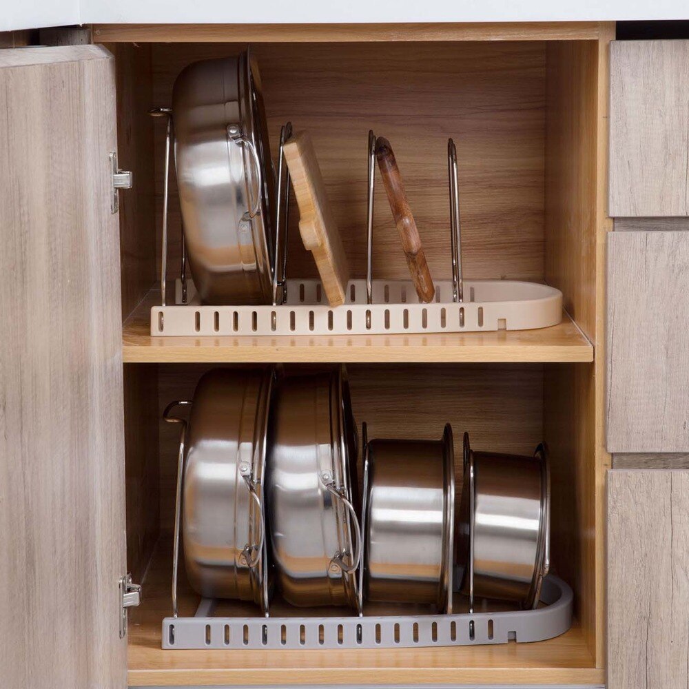 Pot Organizer Rack Storage