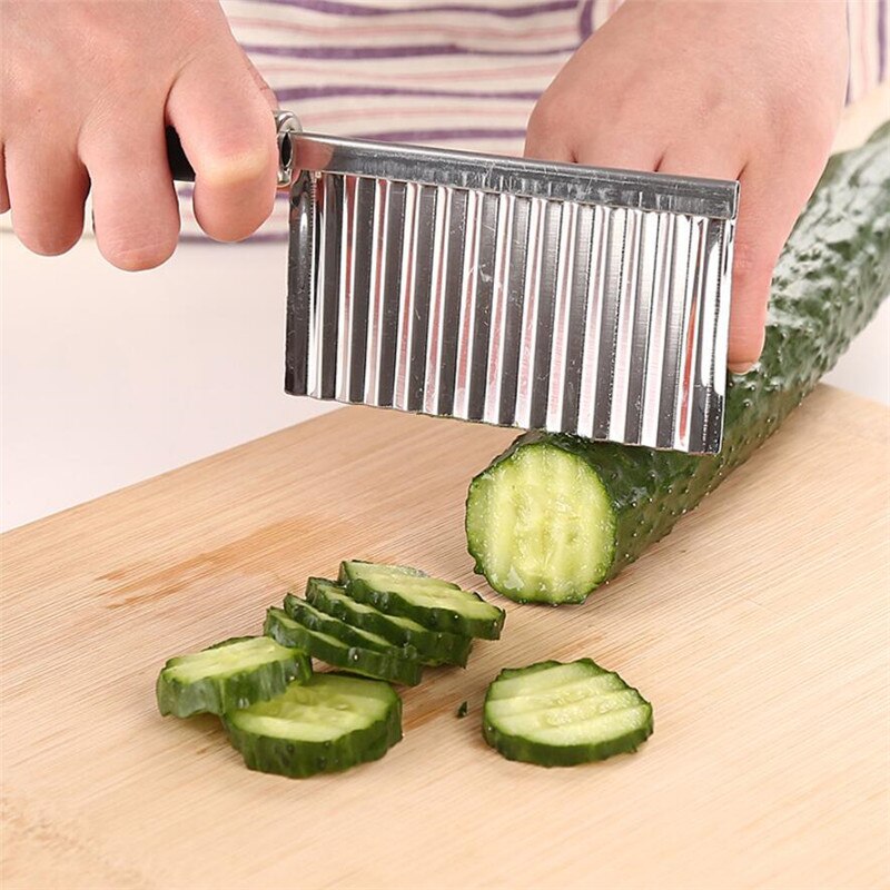 Potato Chip Slicer Wavy Edge Knife