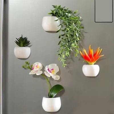 Potted Plant Fridge Magnet