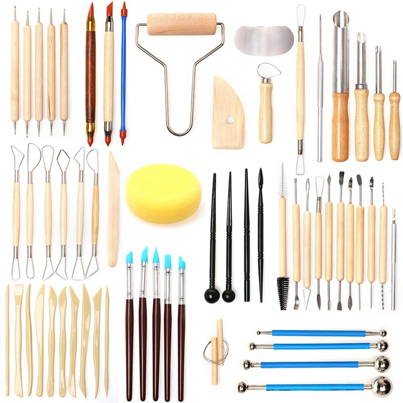 Pottery Tool DIY Set (61pcs) Pottery Tool DIY Set (61pcs)