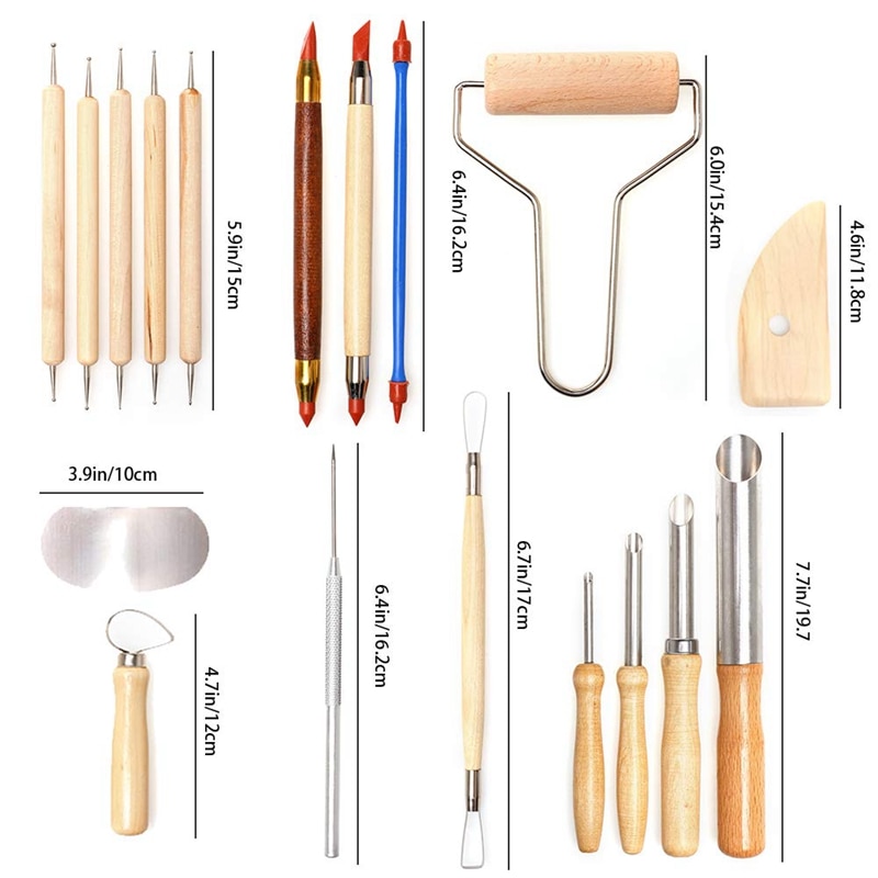 Pottery Tool DIY Set (61pcs) Pottery Tool DIY Set (61pcs)