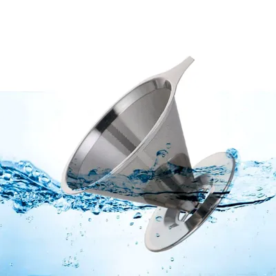 Pour Over Cone Steel Coffee Filter