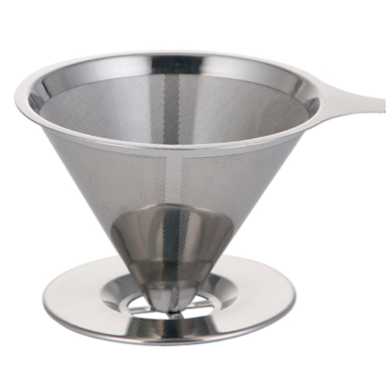 Pour Over Cone Steel Coffee Filter