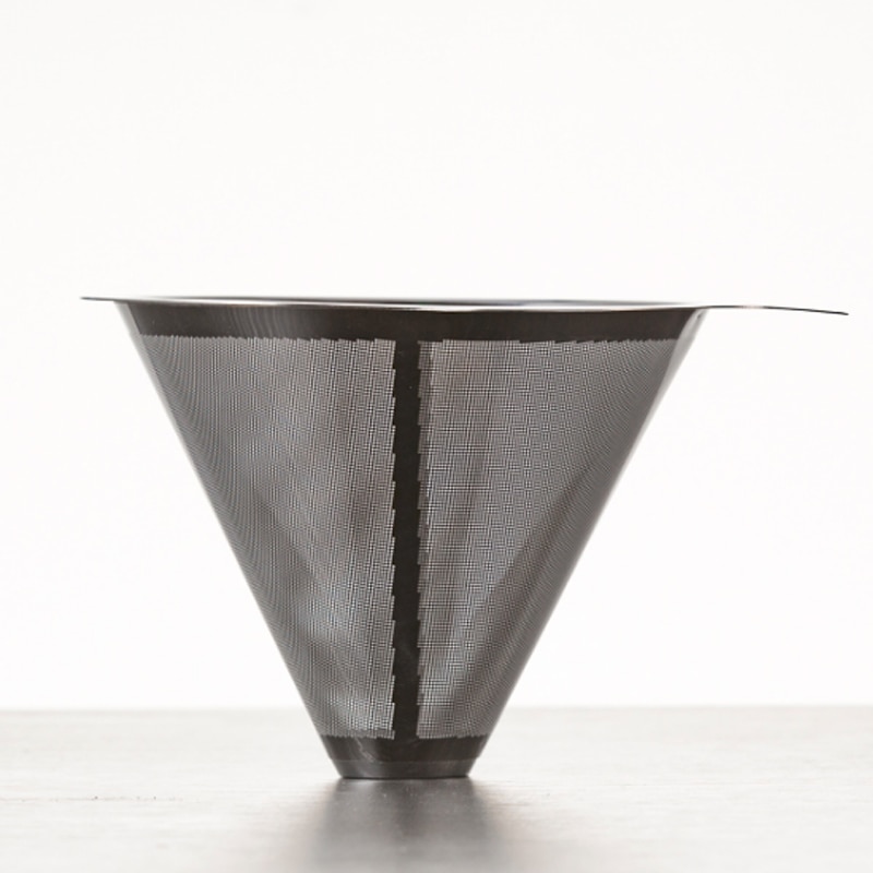 Pour Over Cone Steel Coffee Filter