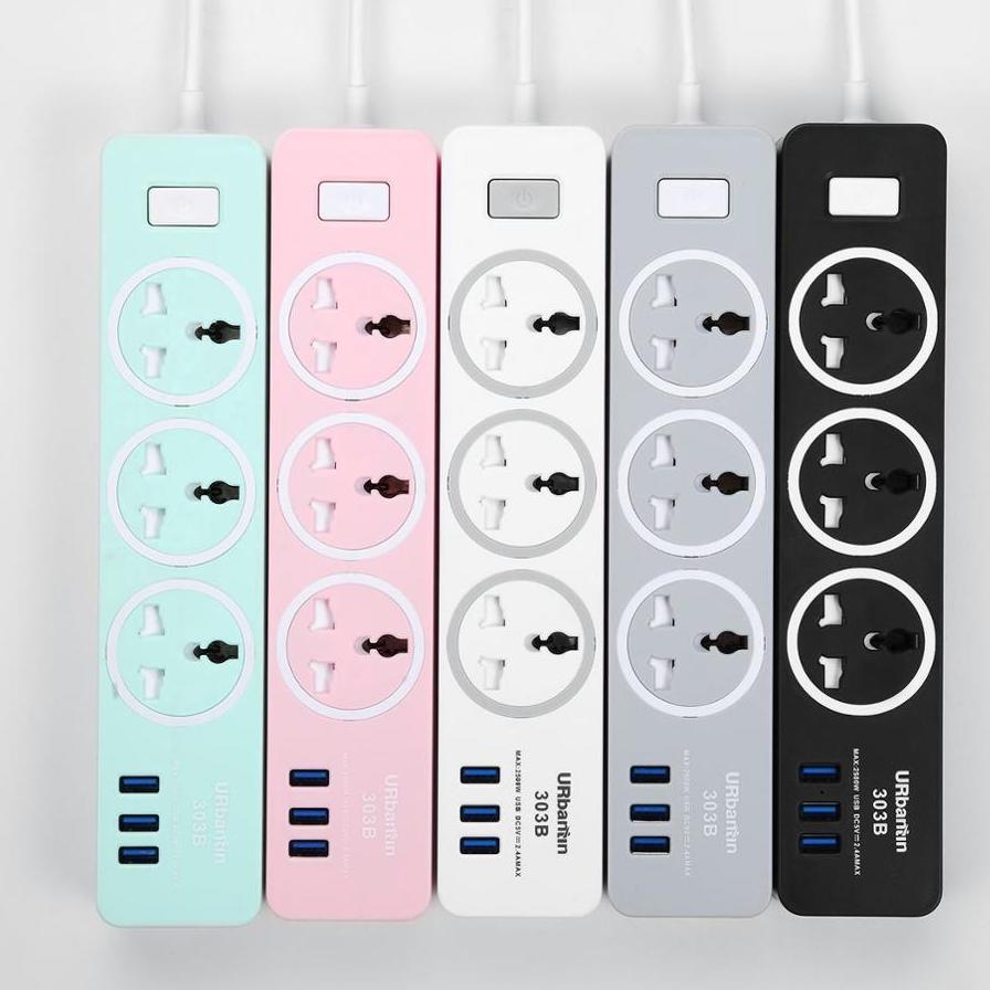 Power Extension Cord with USB Socket Power Extension Cord with USB Socket