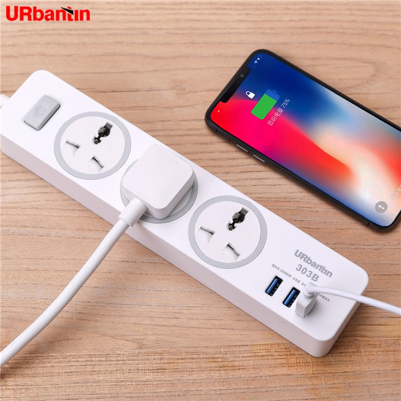 Power Extension Cord with USB Socket Power Extension Cord with USB Socket